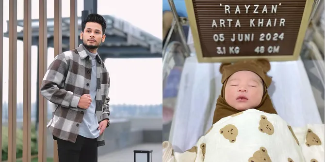 Banjir Ucapan Selamat, 8 Potret Menggemaskan Putra Arman Aceh yang Baru Lahir 