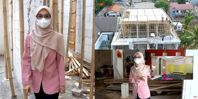 Baru 30 Persen Jadi, 10 Potret Rumah Baru Ria Ricis yang Super Megah - Dilengkapi Kolam Renang Sedalam 2,6 Meter