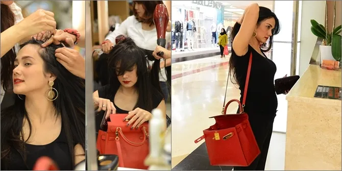 Bawa Hermes Ratusan Juta, Mulan Jameela Perawatan Rambut Cantik!