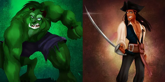 Begini Nih, Tampilan Tokoh Disney Jika Merayakan Halloween