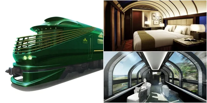 Begini Penampakan Kereta Spesial Jepang Jelang Rilis, Super Mewah