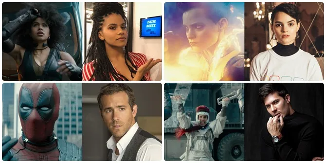 Begini Wajah Asli Cast 'DEADPOOL 2' Saat Tak Berperan Jadi Mutan