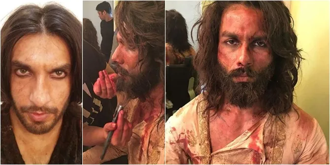 Behind The Scene Penampilan Ranveer - Shahid di PADMAVAAT, Rumit