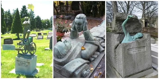 Bentuk Makam Yang Unik Sekaligus Bikin Bulu Kuduk Merinding