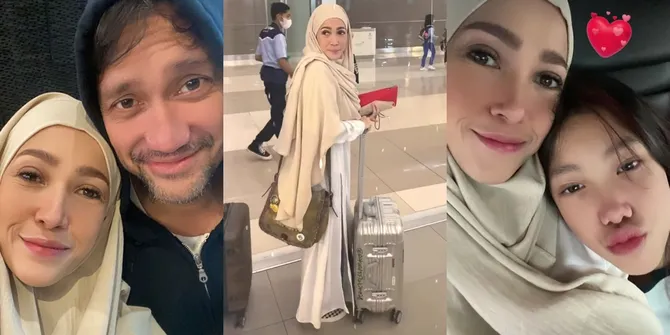 Berangkat Umrah Tanpa Tora Sudiro, 10 Potret Mieke Amalia yang Makin Cantik Saat Berhijab - Banjir Pujian dari Netizen