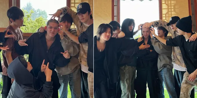 Berangkat Wamil Hari Ini, 8 Potret Taeyong NCT Pamer Kepala Botak Ditemani Member NCT 127
