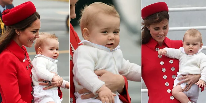 Berbagai Gaya Menggemaskan Putra Kate Middleton di Bandara