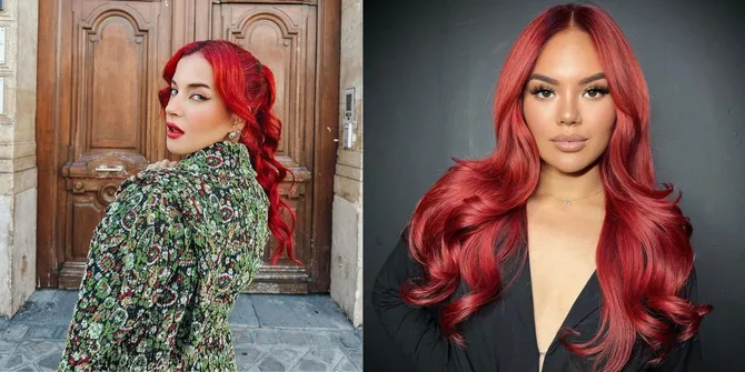 Beri Kesan Berani dan Trendy, Sederet Selebriti Tanah Air yang Berani Cat Rambut Berwarna Merah!