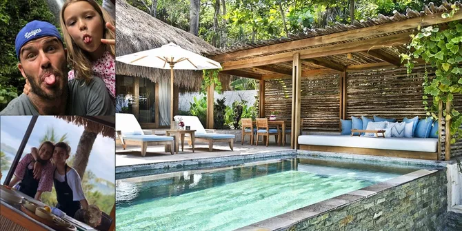 Berlibur ke Indonesia, Ini Tempat Menginap Keluarga Beckham