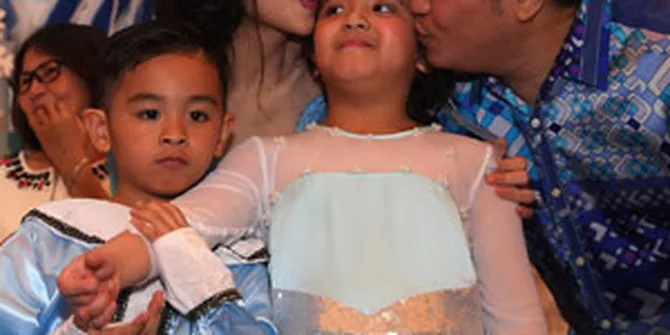 Bertema Frozen, Angel Karamoy Rayakan Ultah Anak di Hotel Mewah