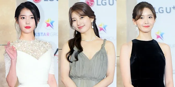 Best Dressed: IU Sampai Yoona Glamor di 'Asia Artist Awards 2018'