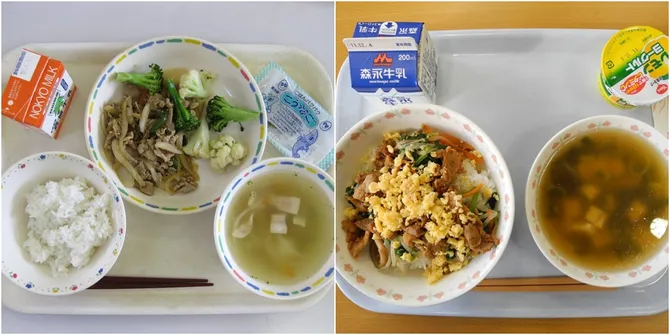 Bikin Lapar, Ini Dia Menu Makan Siang Lezat Siswa SD di Jepang!