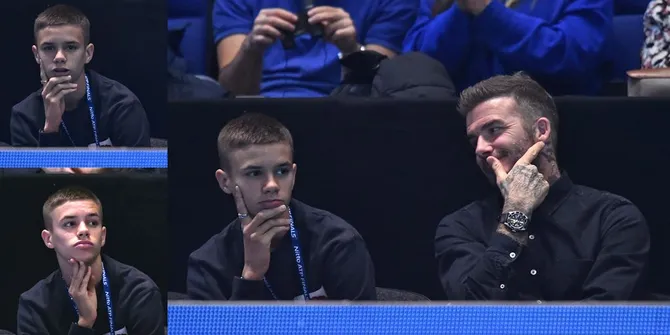 Bonding Time, David Beckham Ajak Romeo Nonton Tenis di London