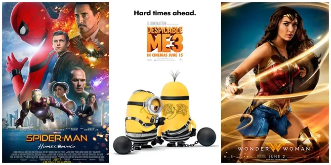 Box Office Minggu Ini, 'SPIDER-MAN: HOMECOMING' di Posisi Teratas