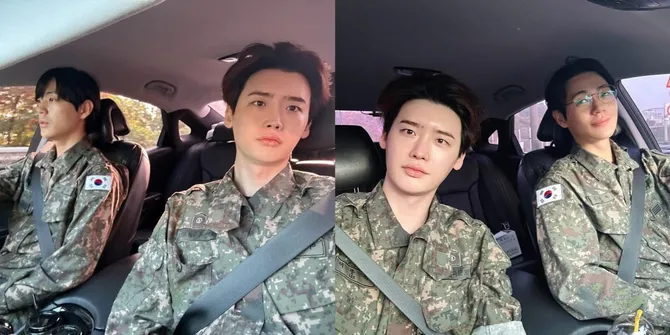 Bukan Syuting Drama! 8 Potret Lee Jong Suk dan Shin Jae Ha Bagikan Momen Kembali Wamil Untuk Reserve Training