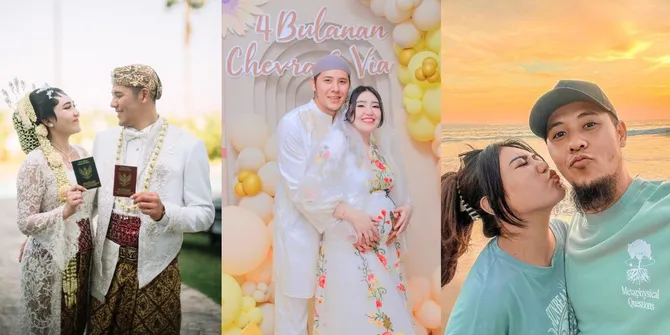 Bumil Makin Cantik! 9 Potret Perjalanan Via Vallen dan Chevra Dari Lamaran Penuh Haru Hingga Menanti Buah Hati