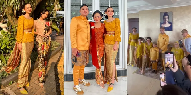 Calon Mantu Cantik Anang-Ashanty, 8 Potret Sarah Menzel Pacar Azriel di Tedak Siten Baby Ameena - Kompak Foto Bareng Fuji Hingga Keluarga Hermansyah