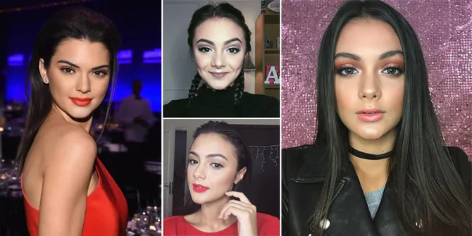 Cantik & Berwajah Bule, Amanda Rawles 'Kembaran' Kendall Jenner?