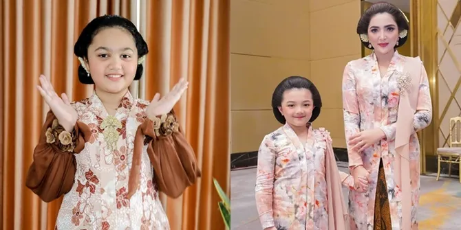 Cantik Pakai Kebaya dan Sanggul, 8 Potret Adu Gaya Arsy dan Amora Tampil Memesona Bak Gadis Jawa