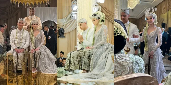 Cantiknya Manglingi, 7 Potret Alyssa Daguise Pakai Kebaya dan Siger Saat Akad Nikah