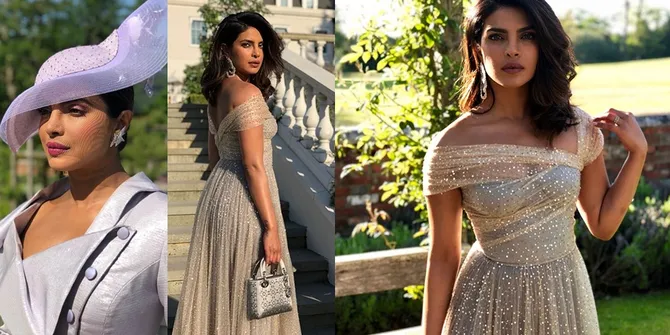 Cantiknya Priyanka Chopra di Pernikahan Pangeran Harry - Meghan
