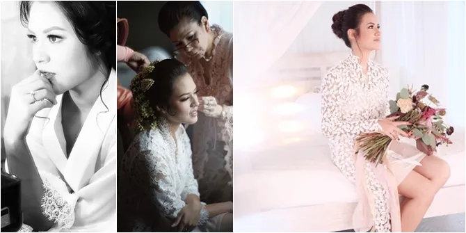 Cantiknya Raisa Ketika Berbalut Bridalrobe Wedding, Simpel Elegan