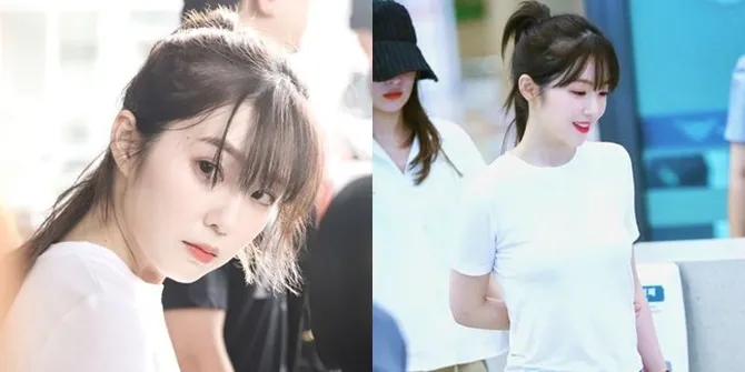 Cuma Pakai Kaus Polos & Celana Jeans, Irene Red Velvet Tampil Cantik Bersinar!