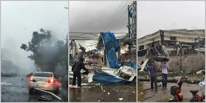 Potret Dahsyatnya Topan Mujigae di China, Bikin Kamu Merinding!