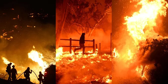 Dampak Kekeringan Dan Angin Kencang, Kobaran Api Lahap California