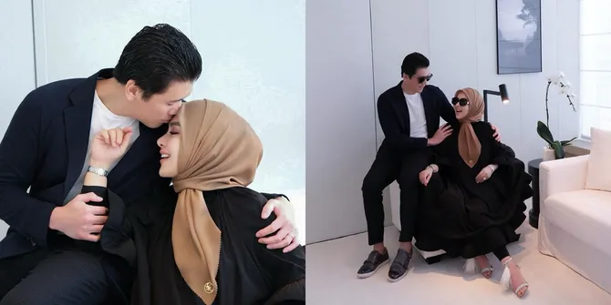 Dapat 300 Kuntum Mawar Pink dari Reino Barack, Ini 8 Potret Syahrini Rayakan Anniversary ke-5 - Selalu Mesra Keliling Dunia