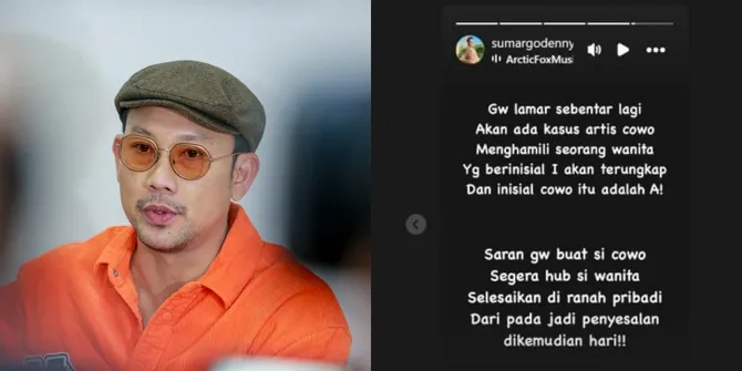 Denny Sumargo Spill Artis Inisial A Hamili Perempuan, Netizen Menebak-Nebak