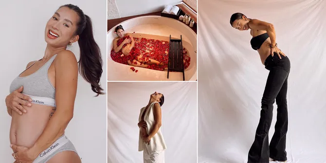 Deretan Foto Bumil Cantik Jennifer Bachdim Pamer Bare Baby Bump yang Makin Besar di Kehamilan ke-4