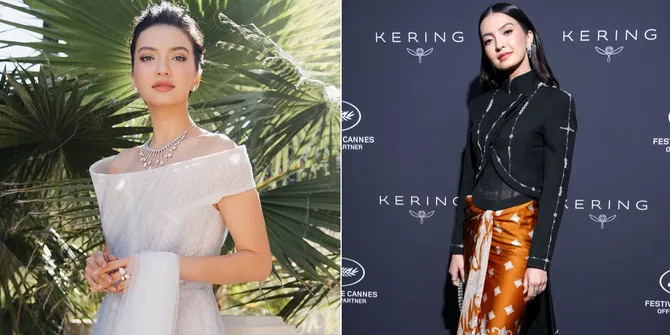 Deretan Foto Penampilan Raline Shah di Cannes Film Festival, Cantik dengan Gaun Mewah - Kain Batik
