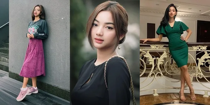 Deretan Gaya Stylish Glenca Chysara Bintang 'IKATAN CINTA' yang Milenial Banget: Kasual - Glamor Pamer Body Jam Pasir!