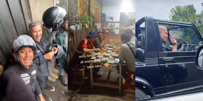 Deretan Momen Tak Sengaja Ketemu Artis,  Ada Bryan Makan di Warteg hingga Febby Rastanty Mendaki Gunung