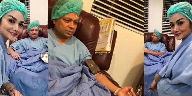 Di Tengah Isu Keretakan, Raul Lemos Jalani Operasi Mata Krisdayanti Setia Menemani