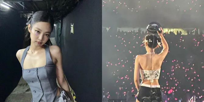 Dibilang Boy William Kelihatan Malas, Potret Cute Jennie BLACKPINK Had Fun di Konser BORN PINK Jakarta