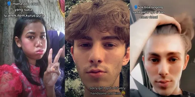 Dibilang Jelek, Cewek Ini Viral Punya Pacar Cowok Bule Ganteng yang Bikin Netizen Iri