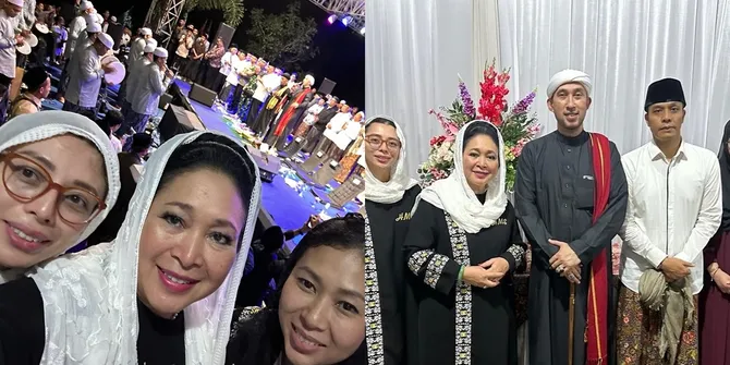 Didampingi Eno Sigit & Gendis Trihatmodjo, Potret Titiek Soeharto Hadiri Pengajian di Ponorogo