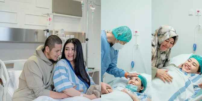 Diiringi Tangis Haru, Potret Detik-detik Via Vallen Melahirkan Anak Pertama di Surabaya - Masih Rahasiakan Wajah Bayi