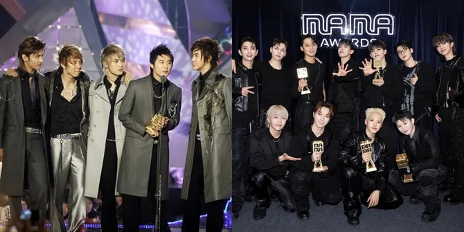 Dimulai dari TVXQ dan Terbaru SEVENTEEN, Berikut Daftar Pemenang Artist of the Year MAMA Awards