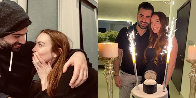 Dinikahi Pria Berdarah Arab , 8 Potret Mesra Lindsay Lohan dan Bader Shammas - Romantis Sejak Masih Pacaran