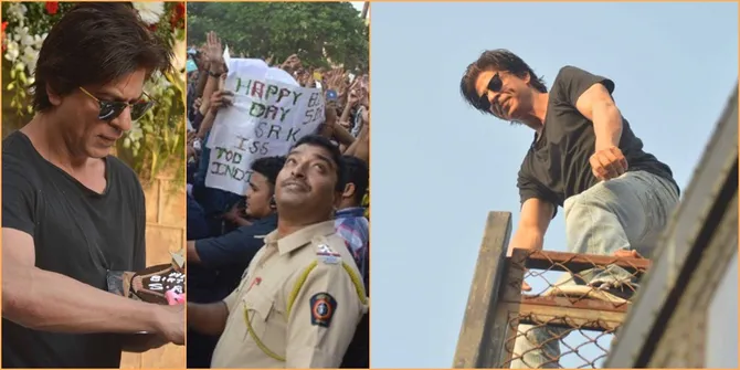 Dirayakan Bareng Ratusan Fans, Ultah Shahrukh Khan Bikin Heboh