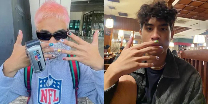 Disebut Iis Dahlia Bukan Banci, Ini Potret Devano Danendra Pamer Kutek Warna-Warni Hiasi Kuku-Kuku Jari Tangannya