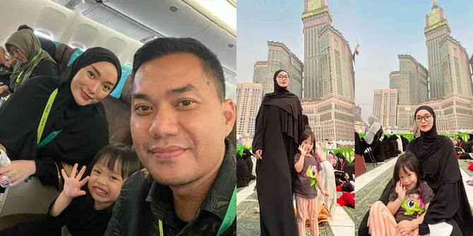 Diterpa Kabar Bangkrut, 8 Potret Zaskia Gotik dan Sirajuddin Umrah - Dikritik Netizen Karena Tak Pakaikan Hijab Untuk Anak