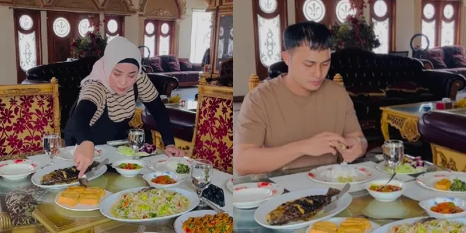 Dituding Cuek - Tak Layani Fadel Islami di Meja Makan, Potret Muzdalifah Yang Ramai Dicibir Netizen