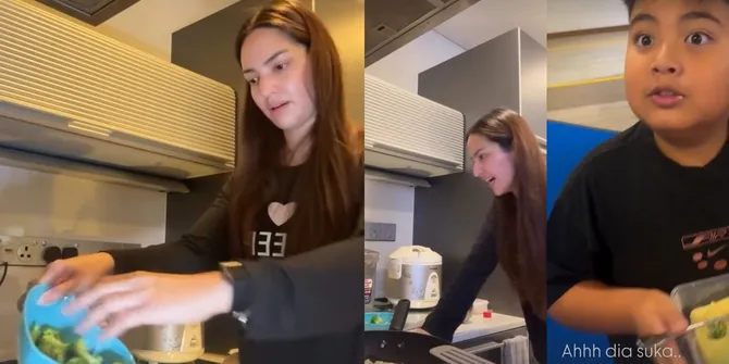 Dulu Tak Bisa Goreng Telur, Kini Nia Ramadhani Masak Sendiri di Singapura - Dipuji Mainaka