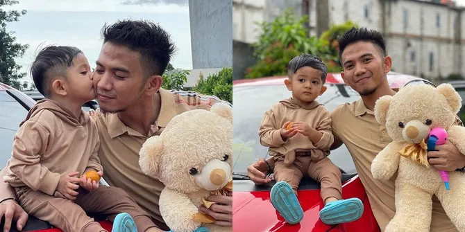 Dulu Disebut Kalah Ganteng Dari Sang Anak, Potret Kebersamaan Rizki DA dan Baby Syaki Yang Jarang Tersorot - Wajahnya Makin Mirip!