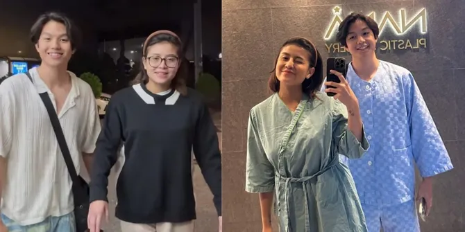 Emang Boleh Selucu Ini? Intip 8 Potret Awkarin Sedot Lemak Bareng Jonathan Alden di Korea Selatan