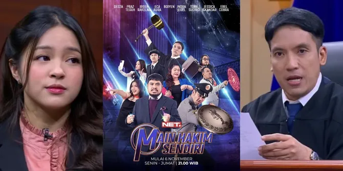 Episode Pertama Pecah! Intip 8 Potret Cast 'MAIN HAKIM SENDIRI', Desta jadi Hakim hingga Praz Berpasangan dengan Eca